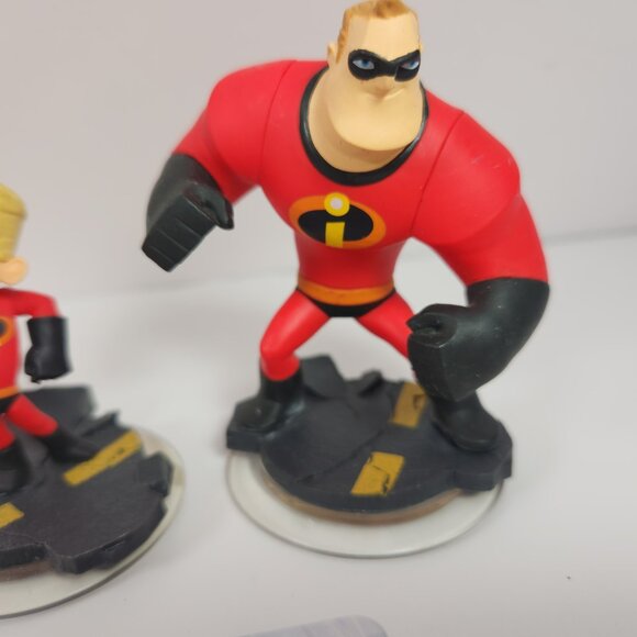 Disney Infinity Incredibles Lot Dash Mr Incredible Syndrome Figurines Cards - Picture 4 of 6